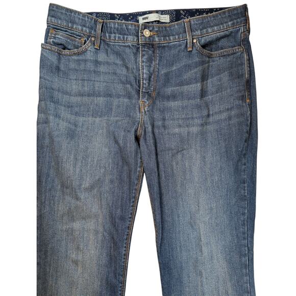 Levi's 525 Jeans Women’s 16M (38x32) Perfect Waist Straight Leg Dark Wash Denim - Picture 2 of 7